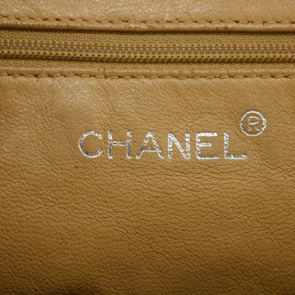 Chanel Beige Caviar Skin CC Quilted Matelasse Shoulder Bag #3761
