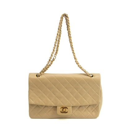 Chanel Lambskin Quilted Matelasse 27 Flap Shoulder Bag #3984