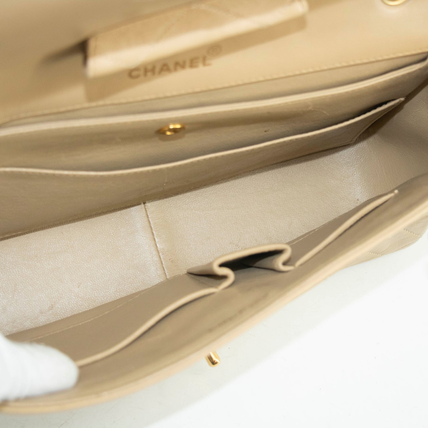 Chanel Lambskin Quilted Matelasse 27 Flap Shoulder Bag #3984