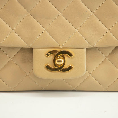 Chanel Lambskin Quilted Matelasse 27 Flap Shoulder Bag #3984