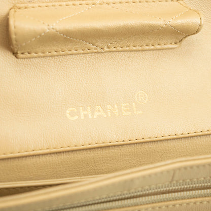 Chanel Lambskin Quilted Matelasse 27 Flap Shoulder Bag #3984