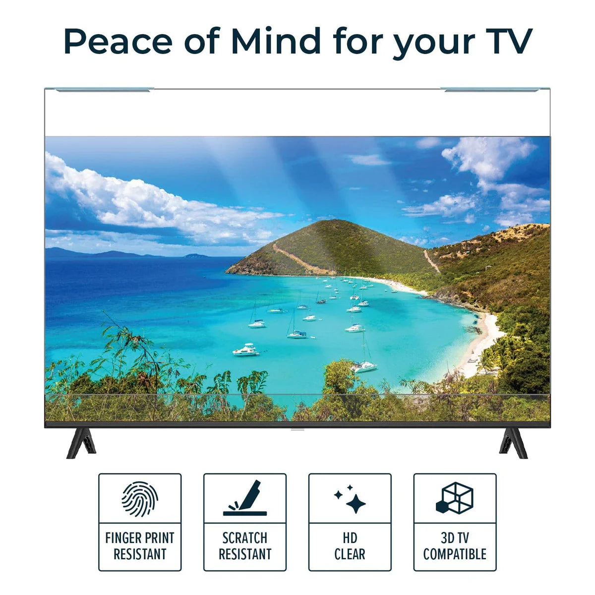 Z@ ZERODAMAGE Clear Anti-Blue Light TV Screen Protector TV00005 (Fits 86” TVs (New Other) *NOT a TV* (B)