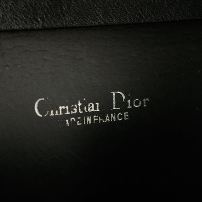 Christian Dior Black Honeycomb PVC Crossbody Bag #8508