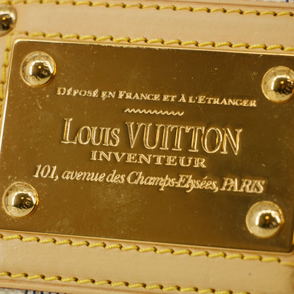 Louis Vuitton Damier Azur White Berkeley Handbag #9260