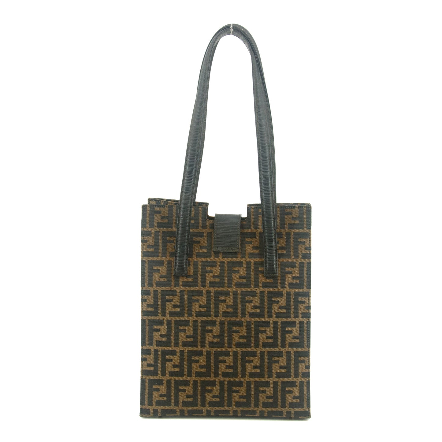 Fendi Vintage FF Zucca Pattern Canvas Shoulder Bag  #9348