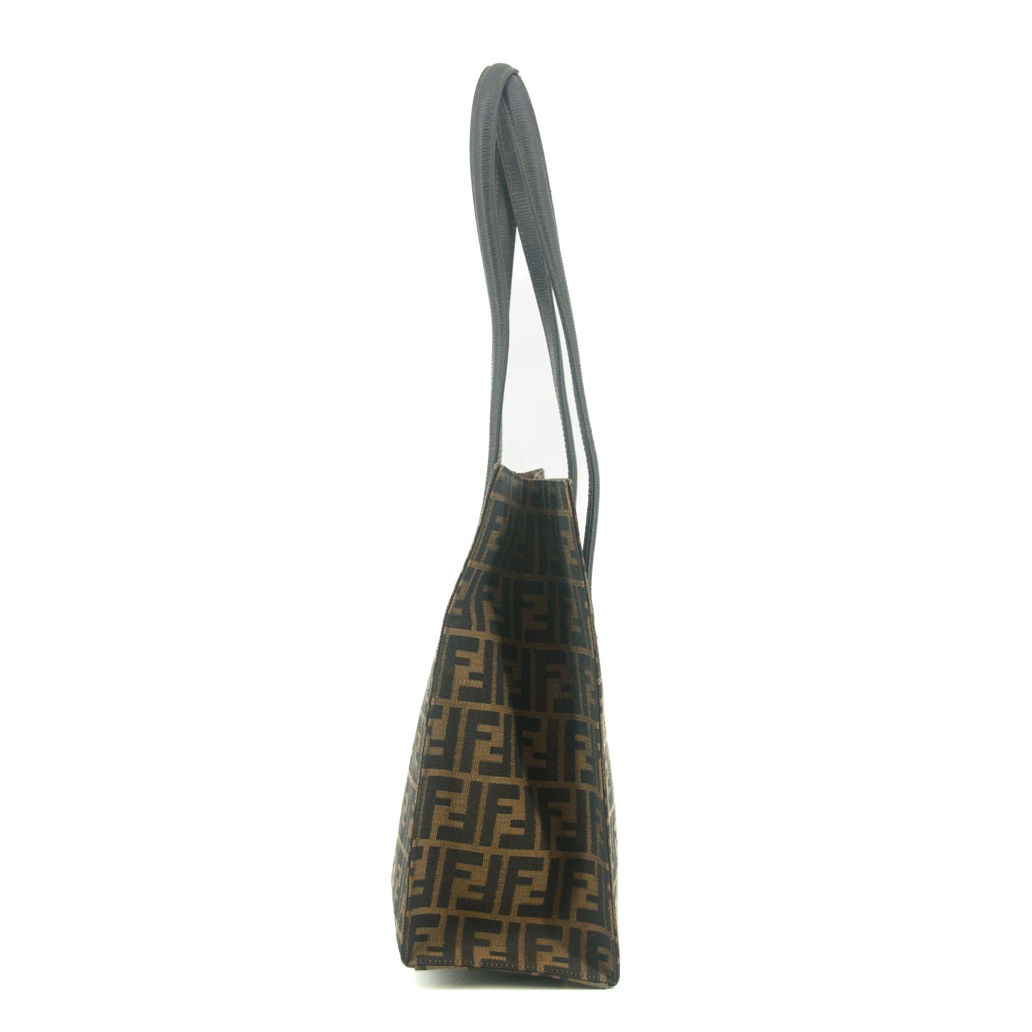Fendi Vintage FF Zucca Pattern Canvas Shoulder Bag  #9348