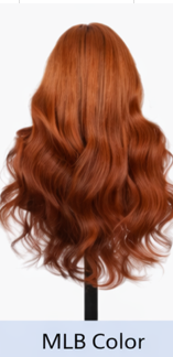 Red Glueless Straight 24' HD Lace Frontal Human Hair Wigs Body Wave