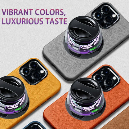 Portable Bluetooth Speaker BT5.3 – Magnetic Mini Speaker with RGB Lights & Phone Holder, Up to 7 Hours Playback