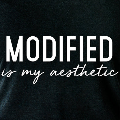 Modified is my Aesthetic  Tapered Long Sleeve Hoodie