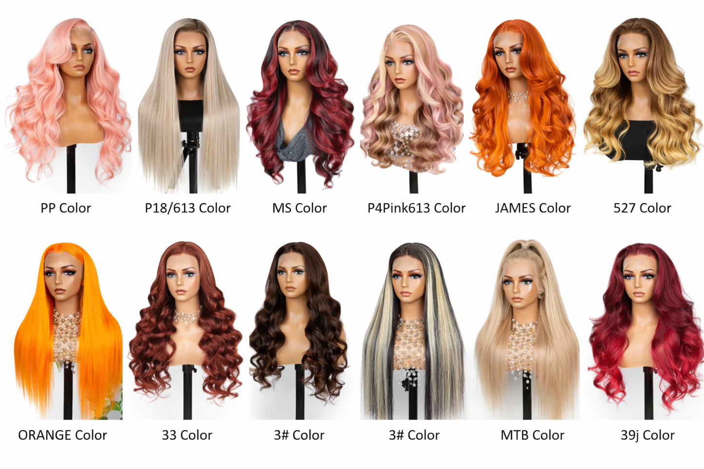 Red Glueless Straight 24' HD Lace Frontal Human Hair Wigs Body Wave