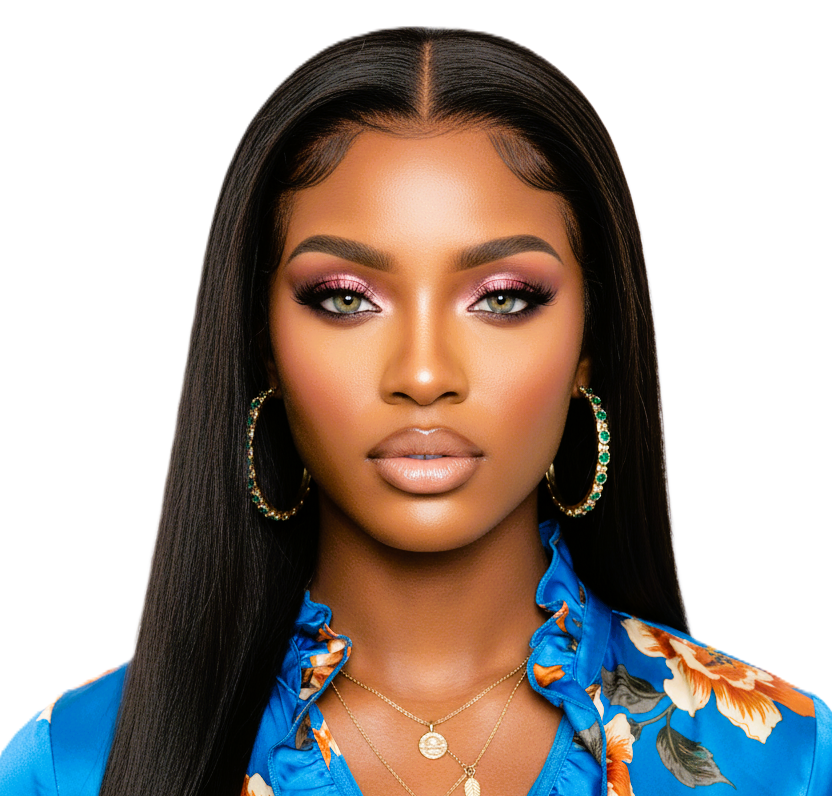 Red Glueless Straight 24' HD Lace Frontal Human Hair Wigs Body Wave